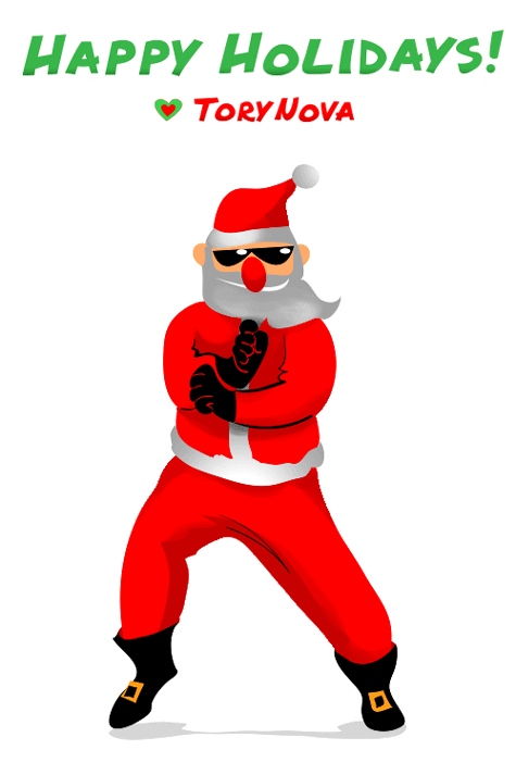 Happy Holidays! ~ From Tory Novikova ~ Click to see Gangnam Santa Dance!